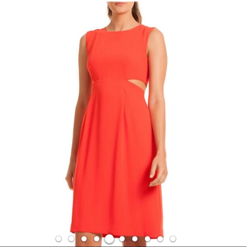 101. Trina Turk Helena Dress in Red Ginger